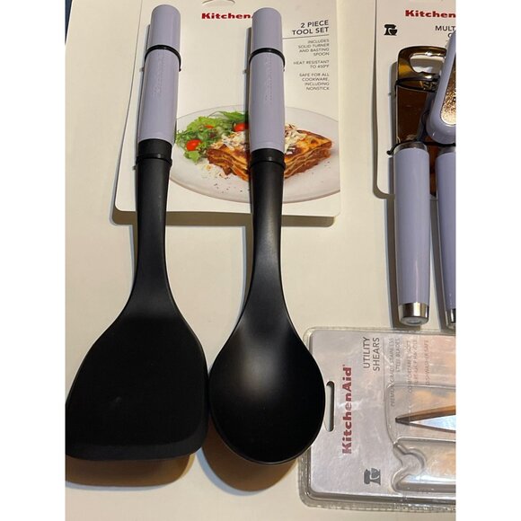 KitchenAid Lavender Kitchen 16 Pc. Tool Set New With Tags! - Picture 2 of 6